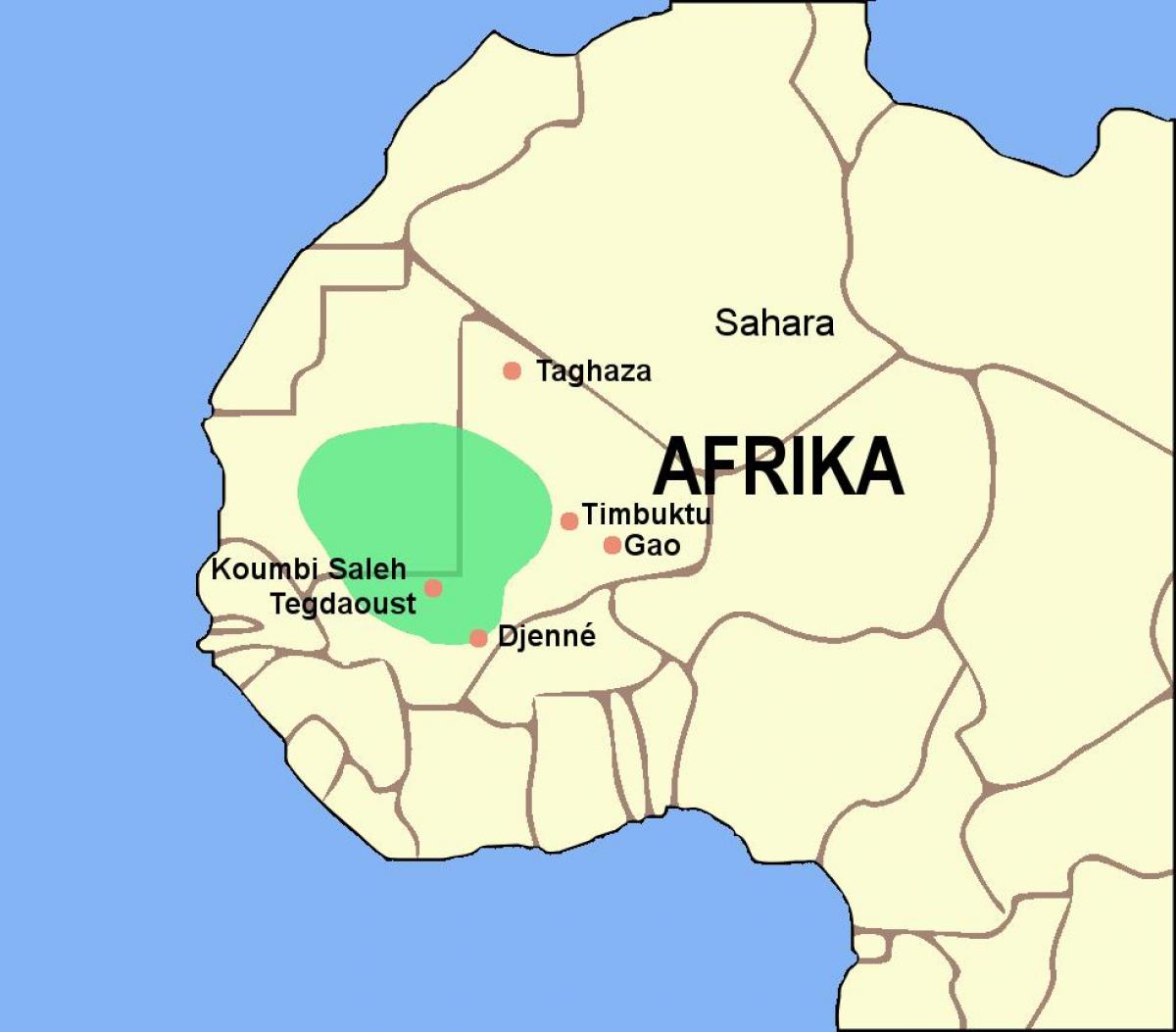Карта на гана империја